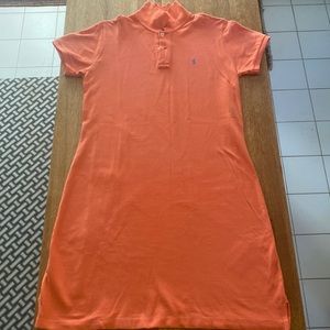 Bright salmon Polo dress